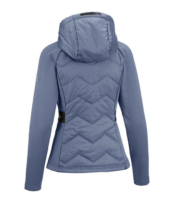 Veste bi-matire  capuche  Megan