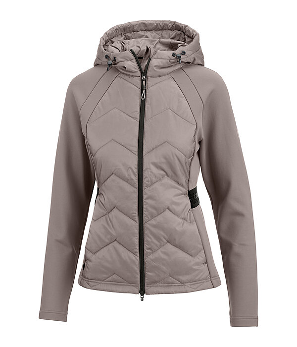 Veste bi-matire  capuche  Megan