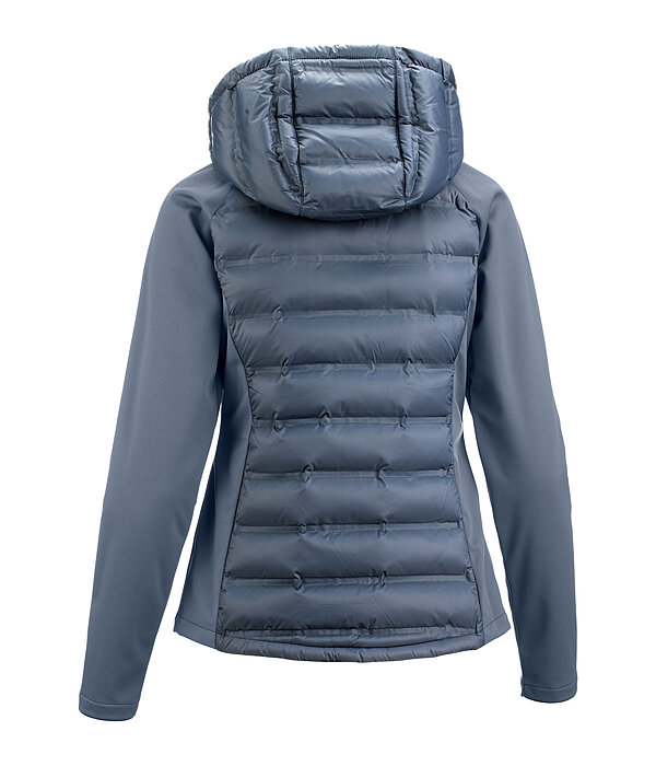 Veste bi-matire  capuche  Jolie