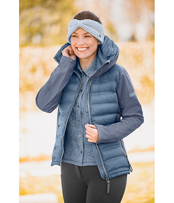 Veste d'quitation softshell bi-matire  capuche  Celina