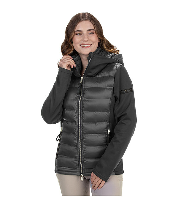 Veste d'quitation softshell bi-matire  capuche  Celina