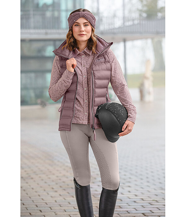 Gilet d'quitation softshell bi-matire  capuche  Jessy