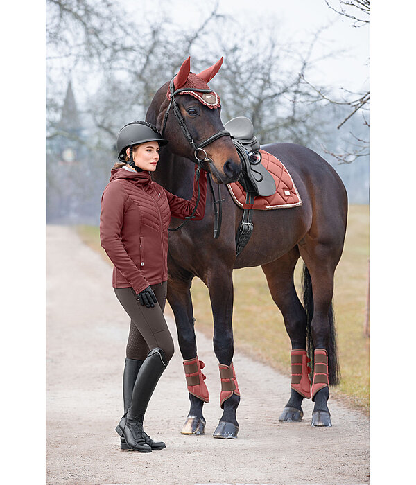 Veste d'quitation bi-matire  capuche  Mara