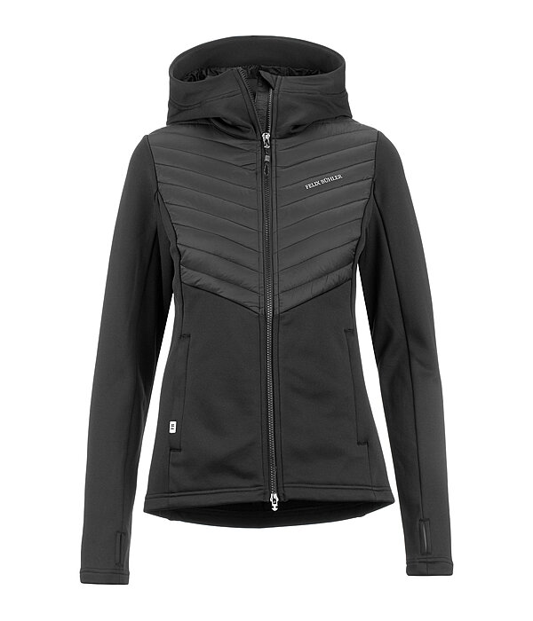Veste d'quitation bi-matire  capuche  Mara