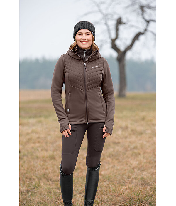 Veste d'quitation bi-matire  capuche  Mara
