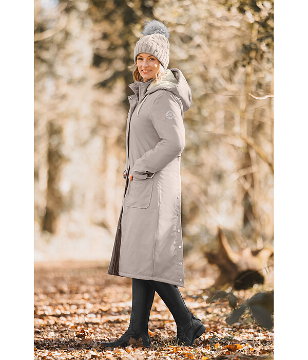 Manteau de pluie long  capuche doubl en fourrure Teddy  Paris