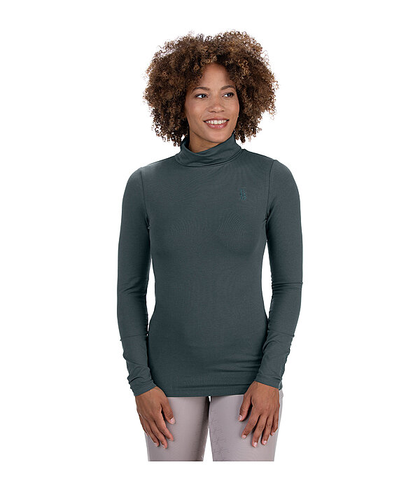 T-shirt col roul  manches longues  Claire