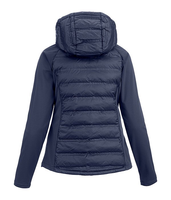 Veste bi-mati�re � capuche  Jolien