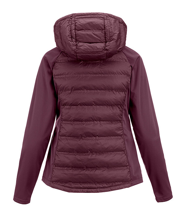 Veste bi-mati�re � capuche  Jolien