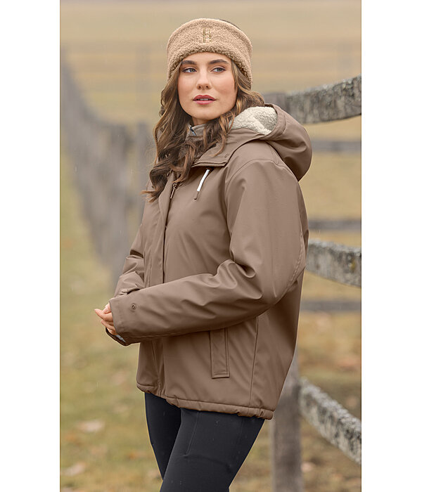 Veste de pluie � capuche avec polaire Teddy  Nella