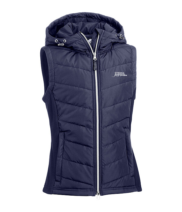 Gilet matelass� bi-mati�re enfant  Isis