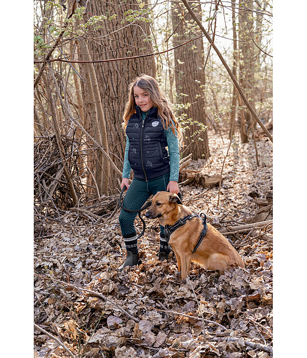 Gilet d'�quitation bi-mati�re pour enfant   Shine