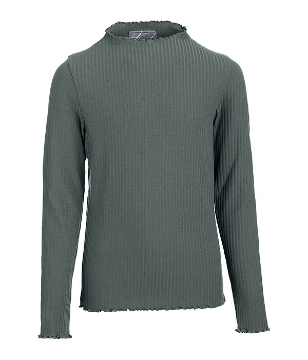 T-shirt � manches longues en maille c�tel�e pour enfant  Rita