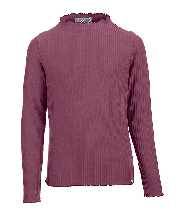 T-shirt � manches longues en maille c�tel�e pour enfant  Rita