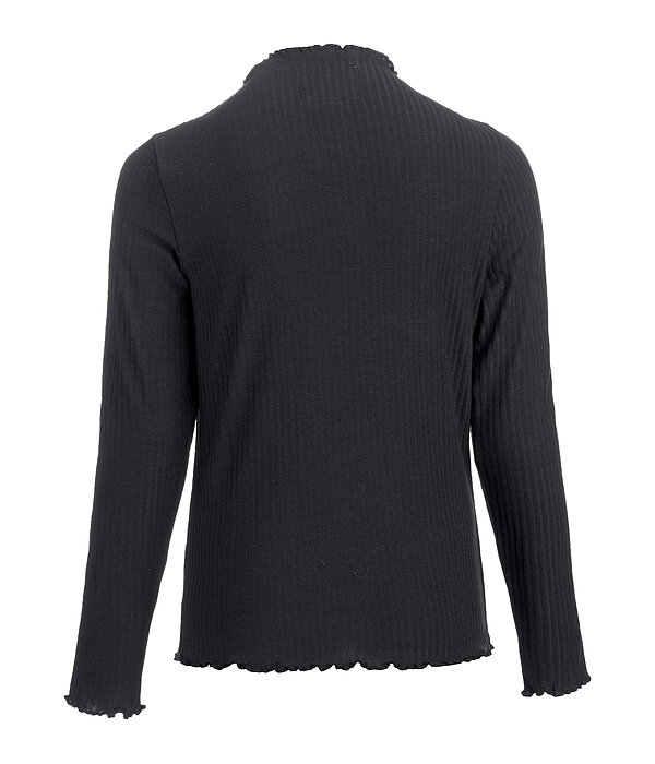 T-shirt � manches longues en maille c�tel�e pour enfant  Rita