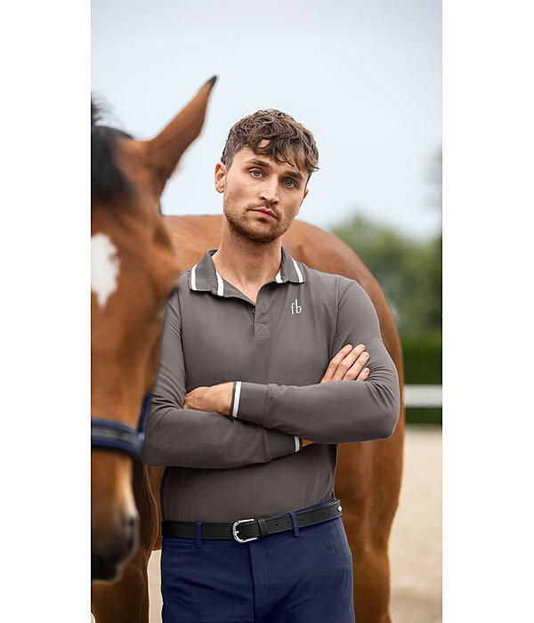 Polo technique � manches longues homme