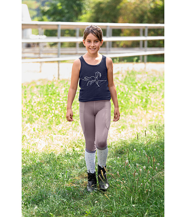 Legging d'�quitation d'�t� � fond int�gral grip enfant  Sunny