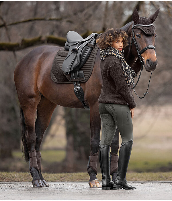 Pantalon d'�quitation thermique hybride � fond int�gral Grip  Marleen
