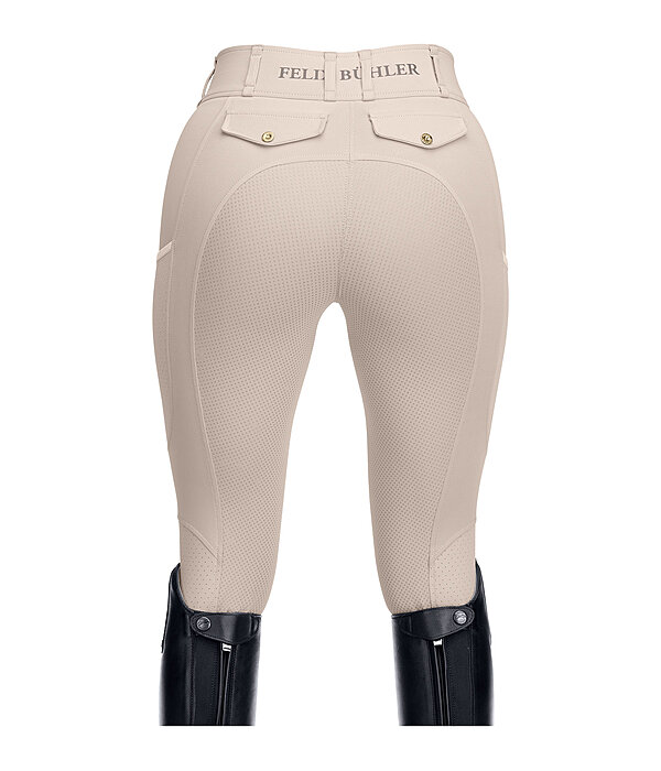 Pantalon d'quitation d't hybride  fond intgral grip  Samira-Mesh