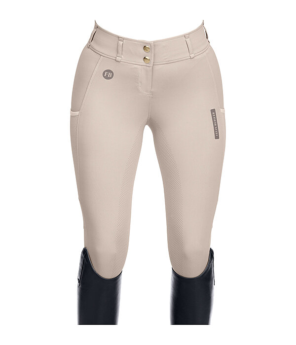 Pantalon d'quitation d't hybride  fond intgral grip  Samira-Mesh