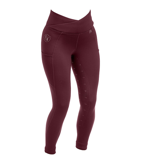 Legging d'�quitation thermique � fond int�gral grip  Emilia