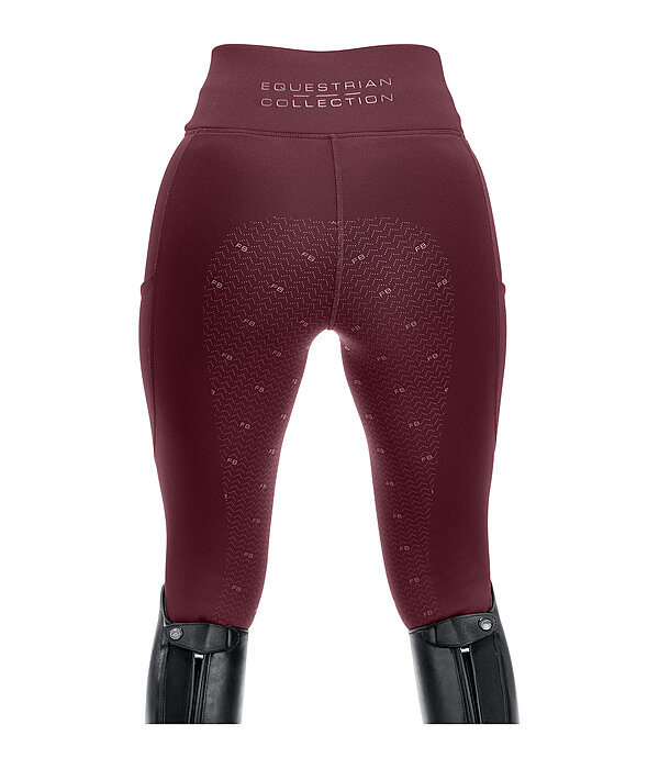 Legging d'�quitation thermique � fond int�gral grip  Emilia