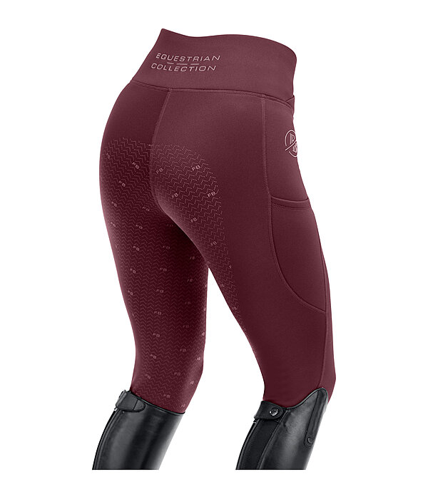 Legging d'�quitation thermique � fond int�gral grip  Emilia