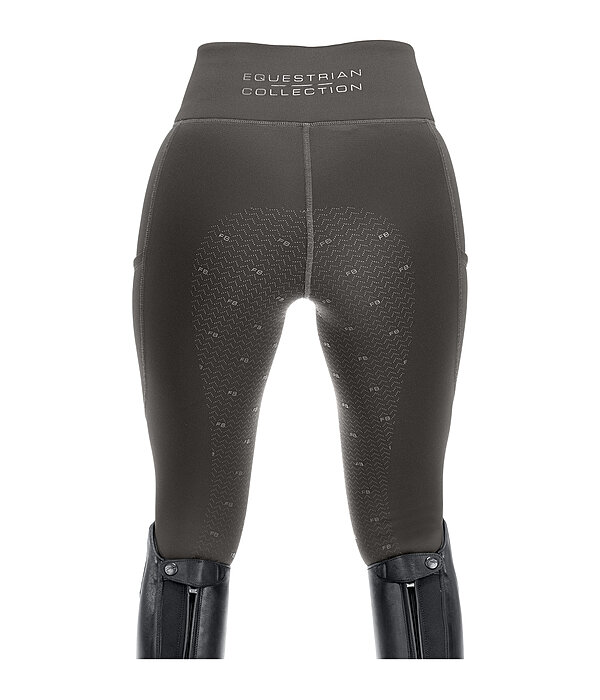Legging d'�quitation thermique � fond int�gral grip  Emilia