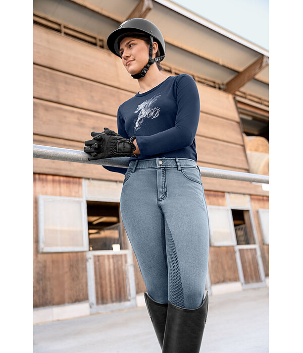 Pantalon d'quitation en jean enfant  Demi