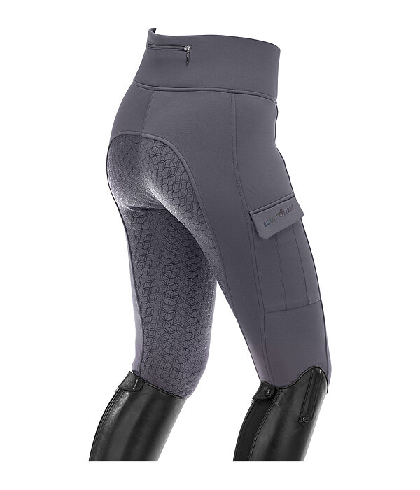 Legging d'quitation d'hiver  taille haute enfant Equilibre Lio