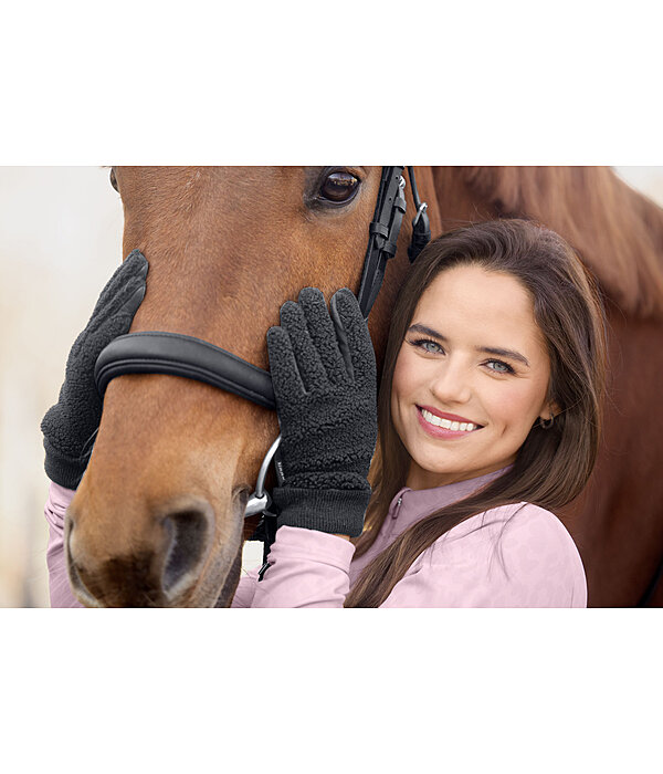 Gants d'�quitation en polaire Teddy