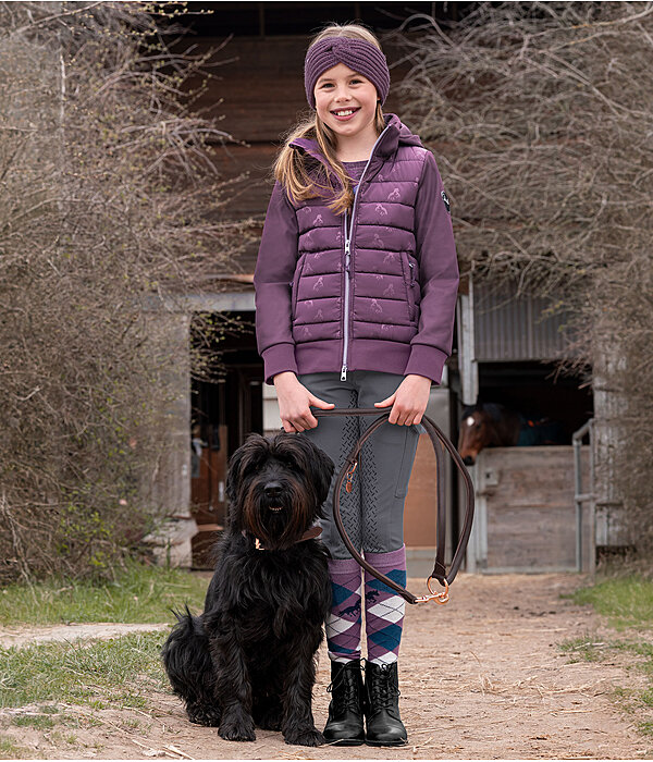 Tenue Enfant  Saskia en violet guimauve