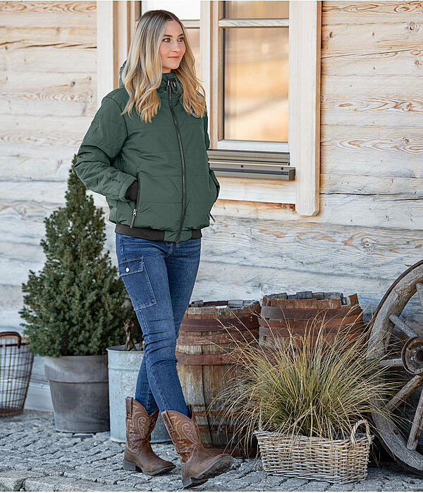 Tenue western RANCH-X veste d'hiver en vert pin